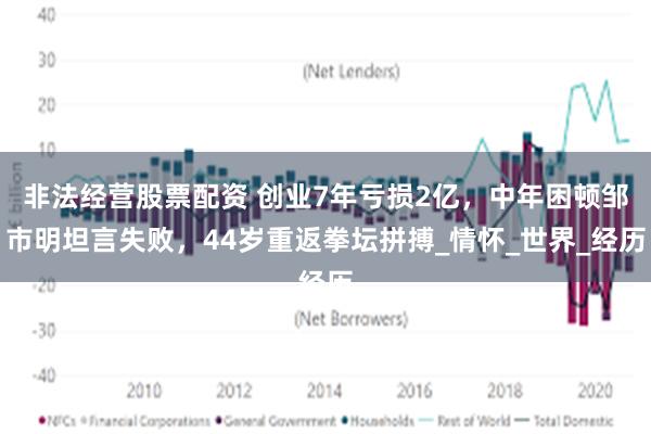 非法经营股票配资 创业7年亏损2亿，中年困顿邹市明坦言失败，44岁重返拳坛拼搏_情怀_世界_经历