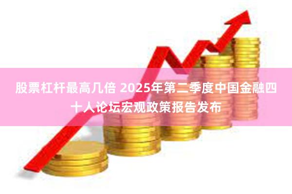 股票杠杆最高几倍 2025年第二季度中国金融四十人论坛宏观政策报告发布